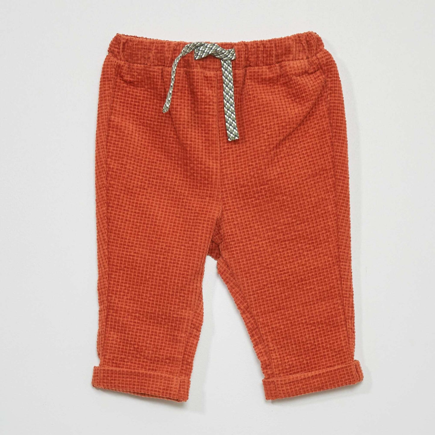 Ensemble en molleton - Sweat + pantalon Blanc/marron