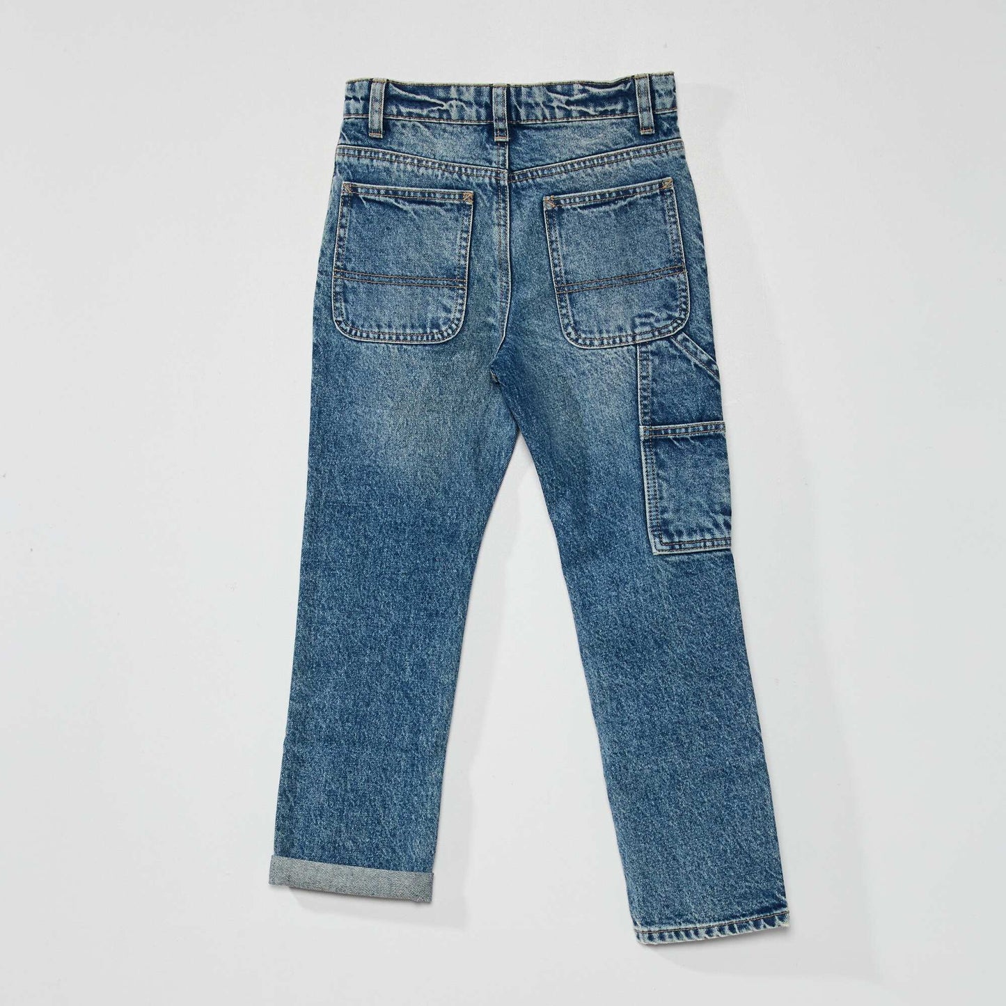 Jean droit - 5 poches Bleu