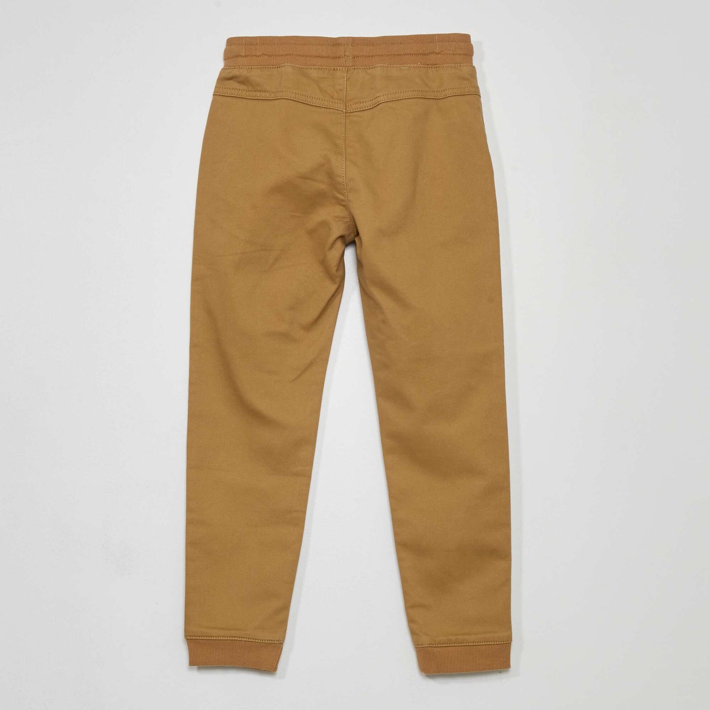 Pantalon uni jogger Beige