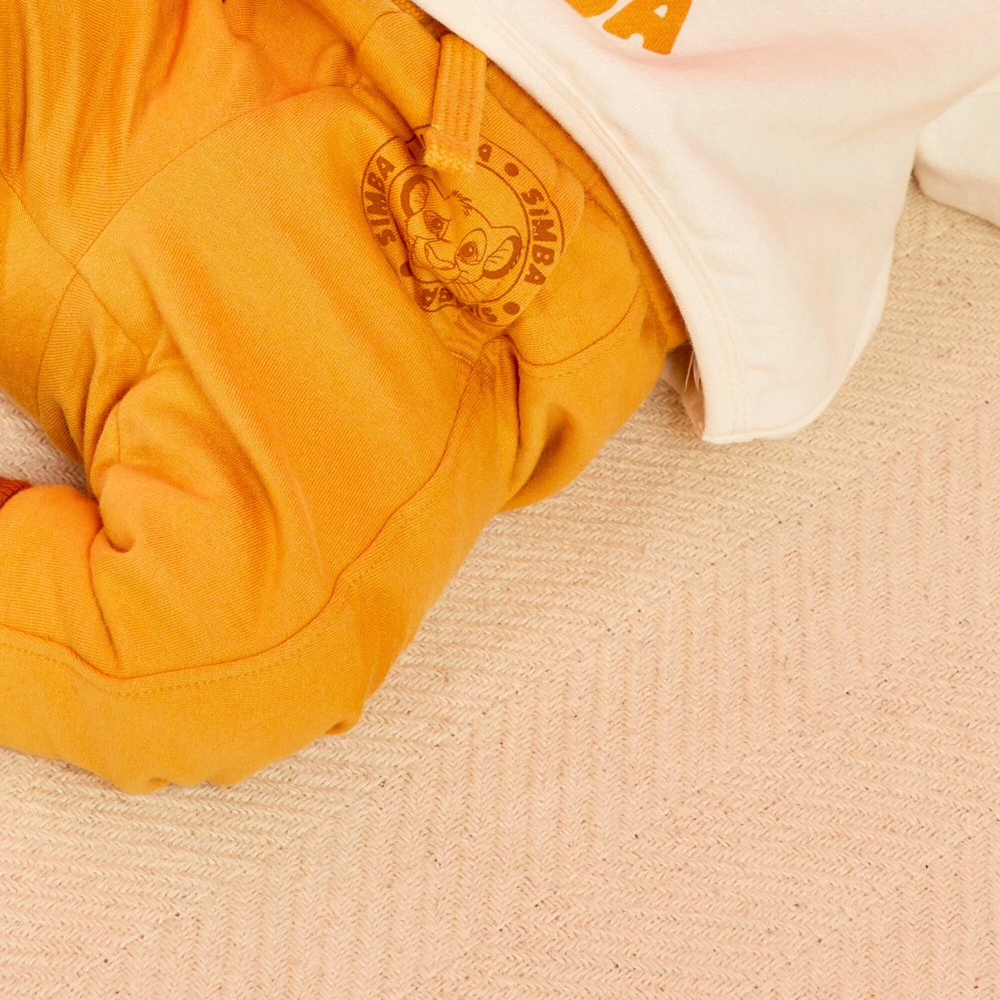 Pantalon 'Disney' en molleton Jaune