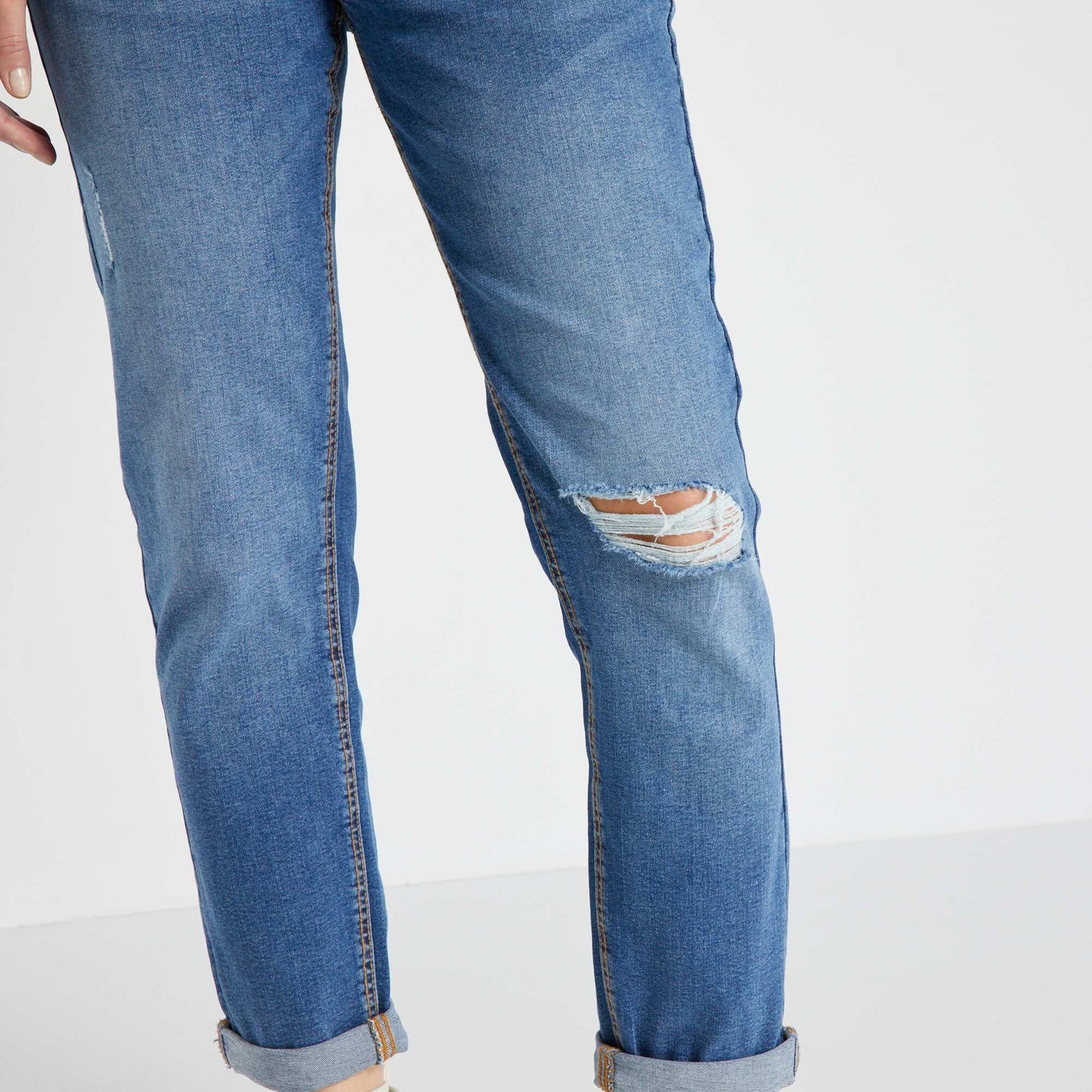 Jean boyfriend de maternit Stone