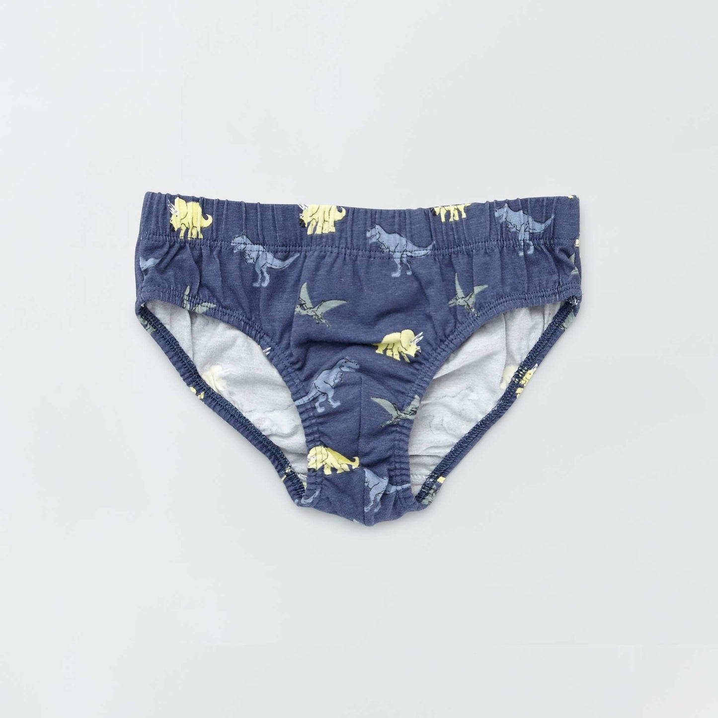 Lot de 5 slips en coton Bleu/vert/blanc