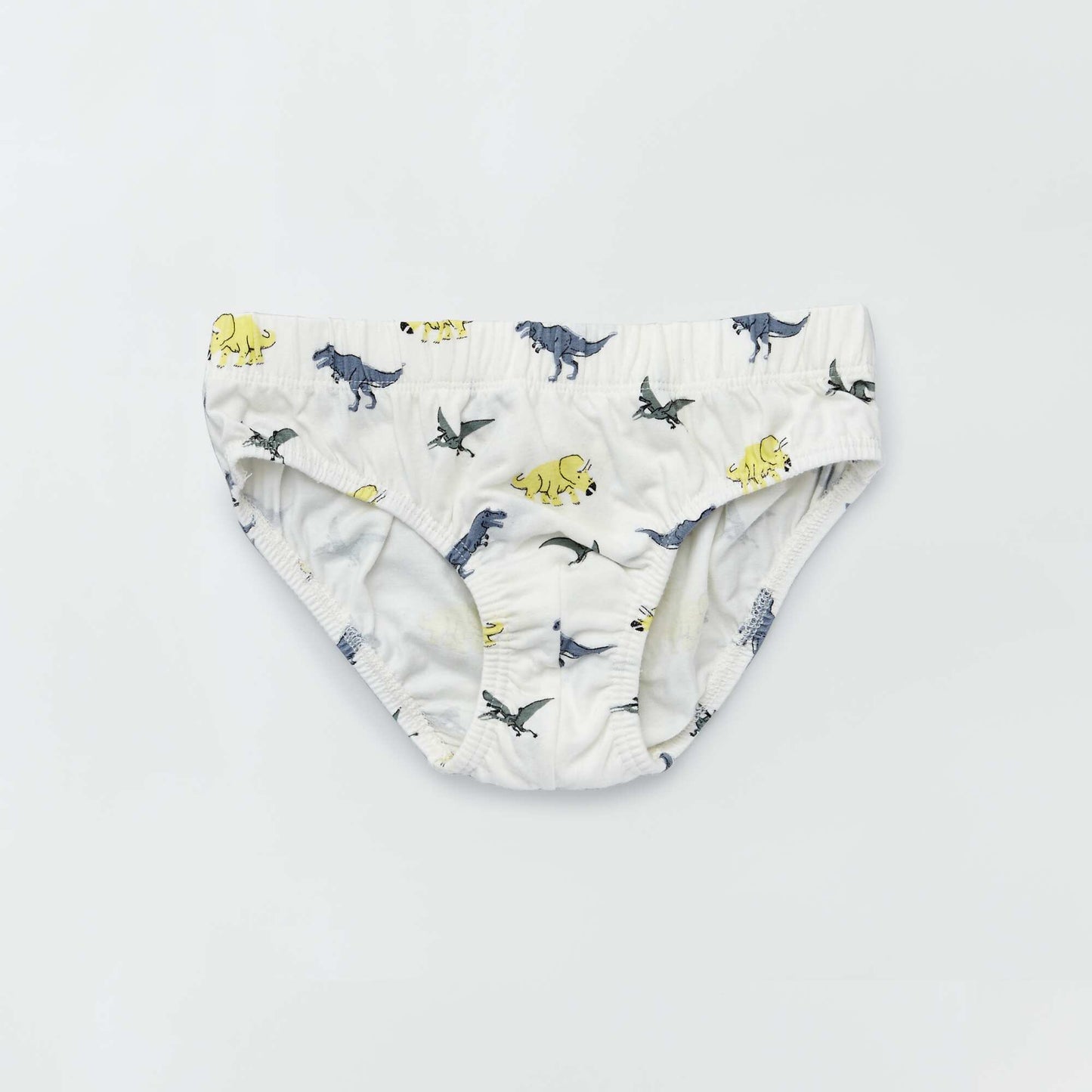 Lot de 5 slips en coton Bleu/vert/blanc