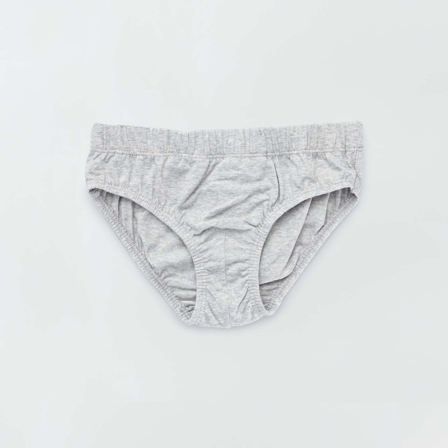 Lot de 5 slips en coton Bleu/vert/gris/blanc