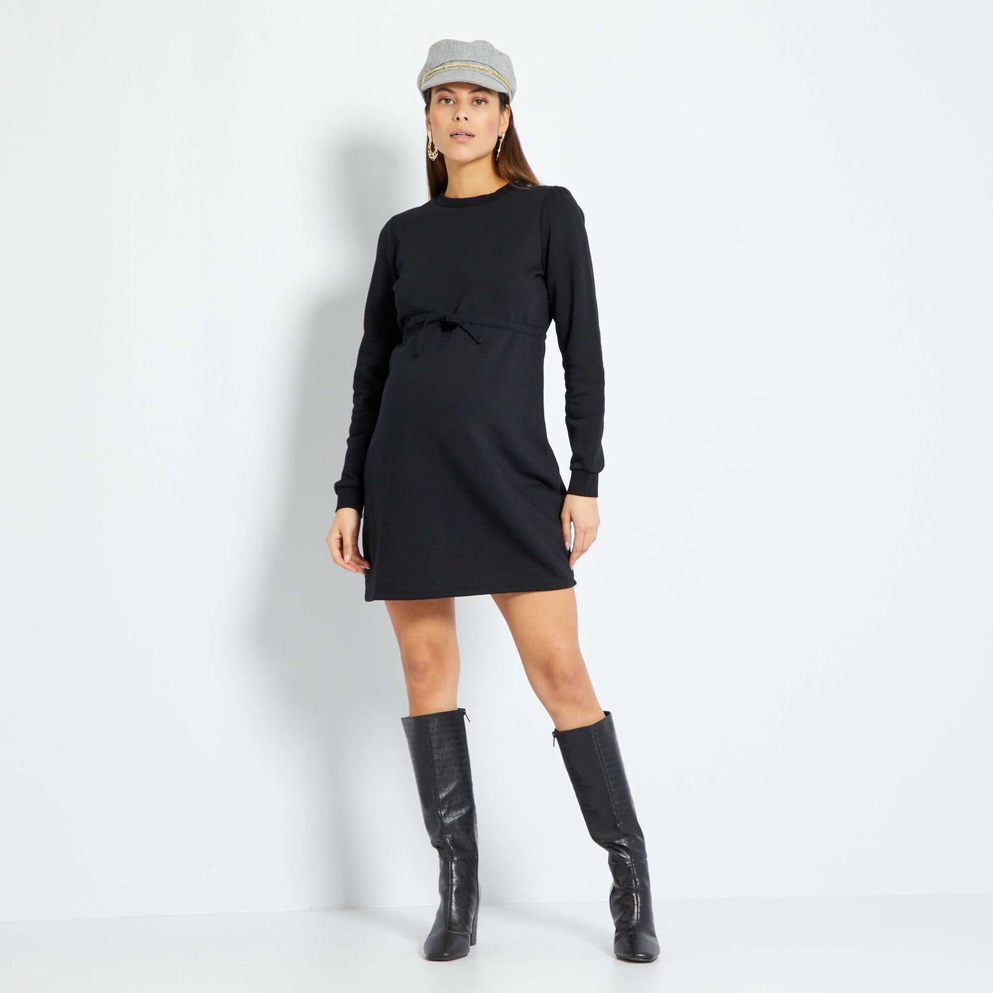 Robe de maternit noir