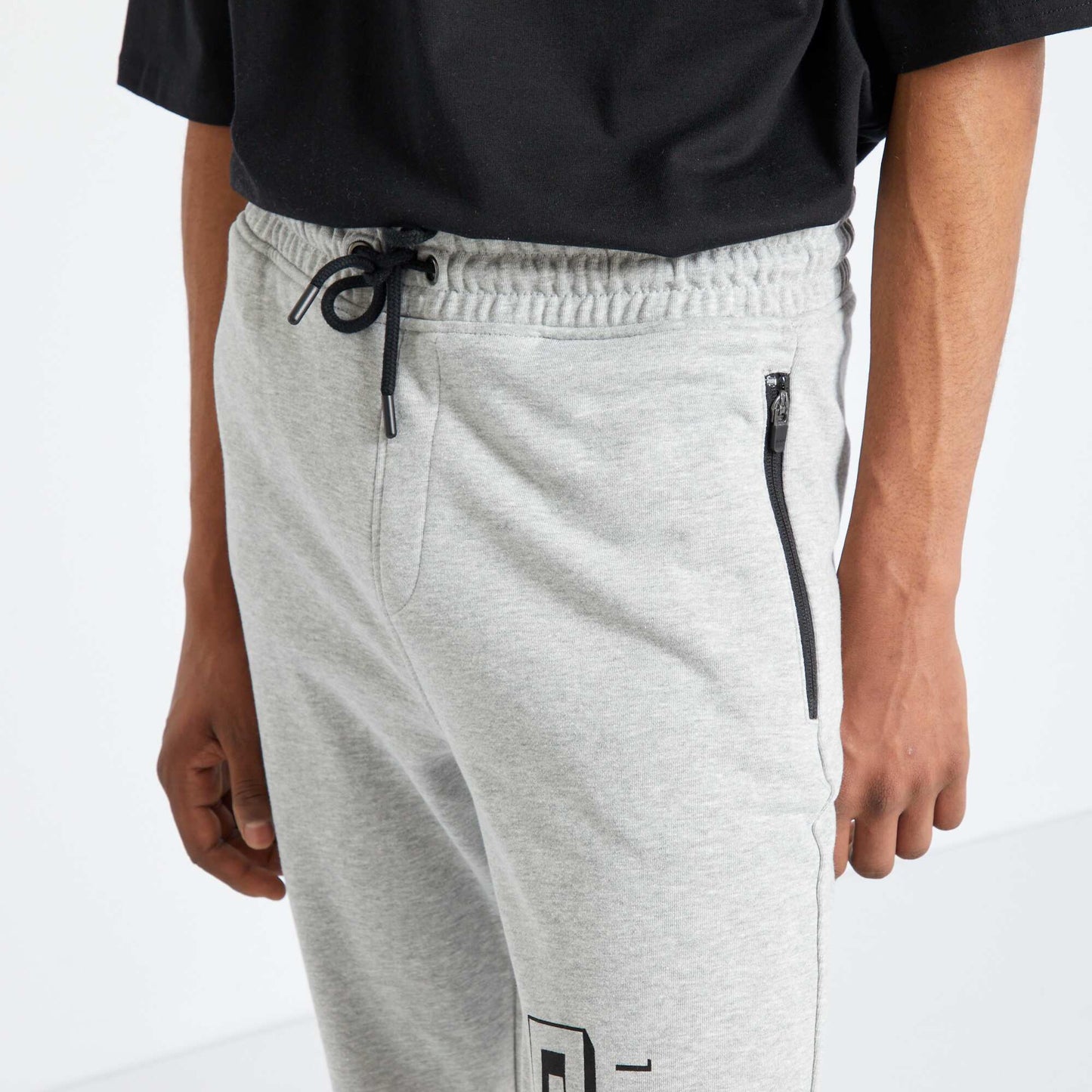 Pantalon de jogging en molleton Gris
