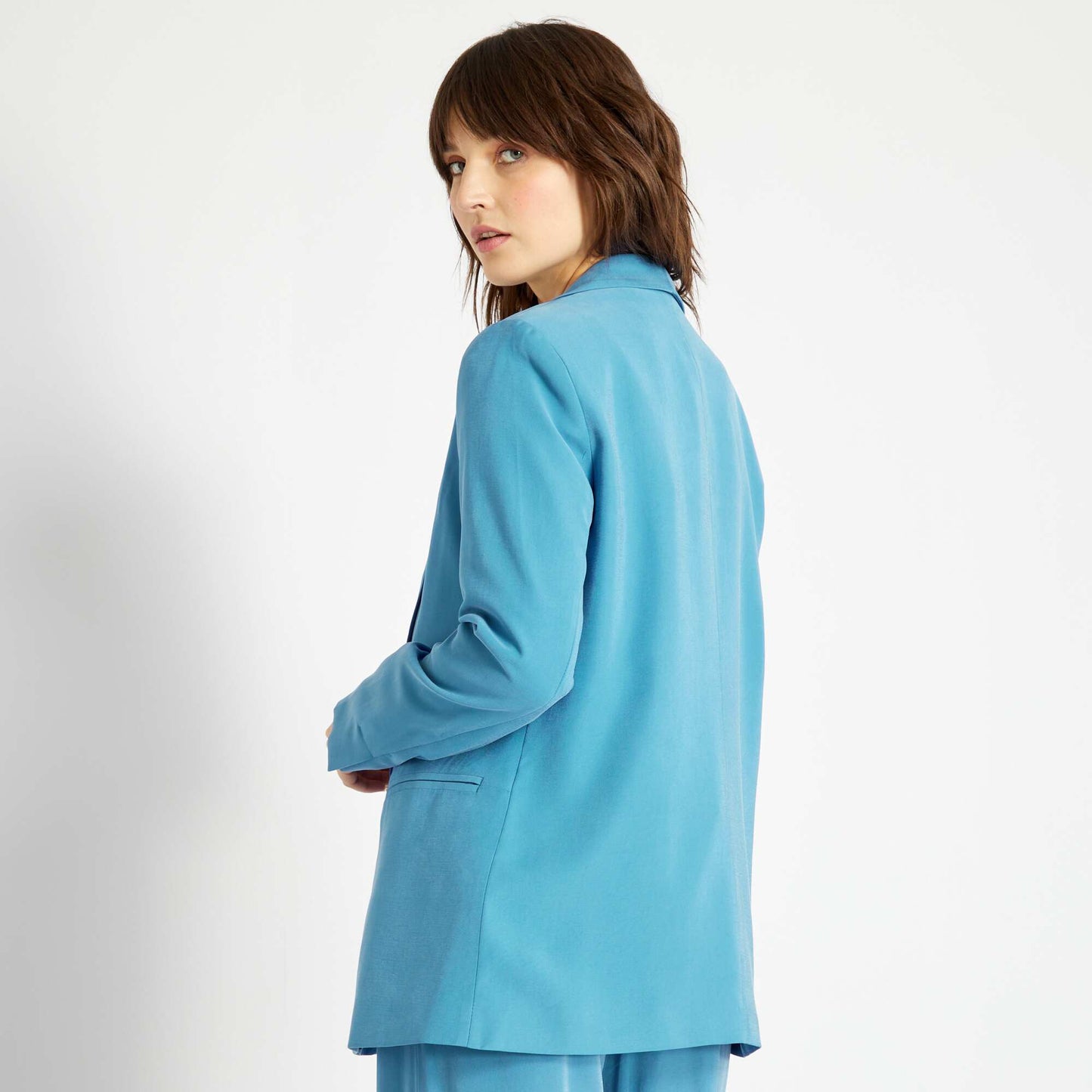 Veste de costume fluide Bleu