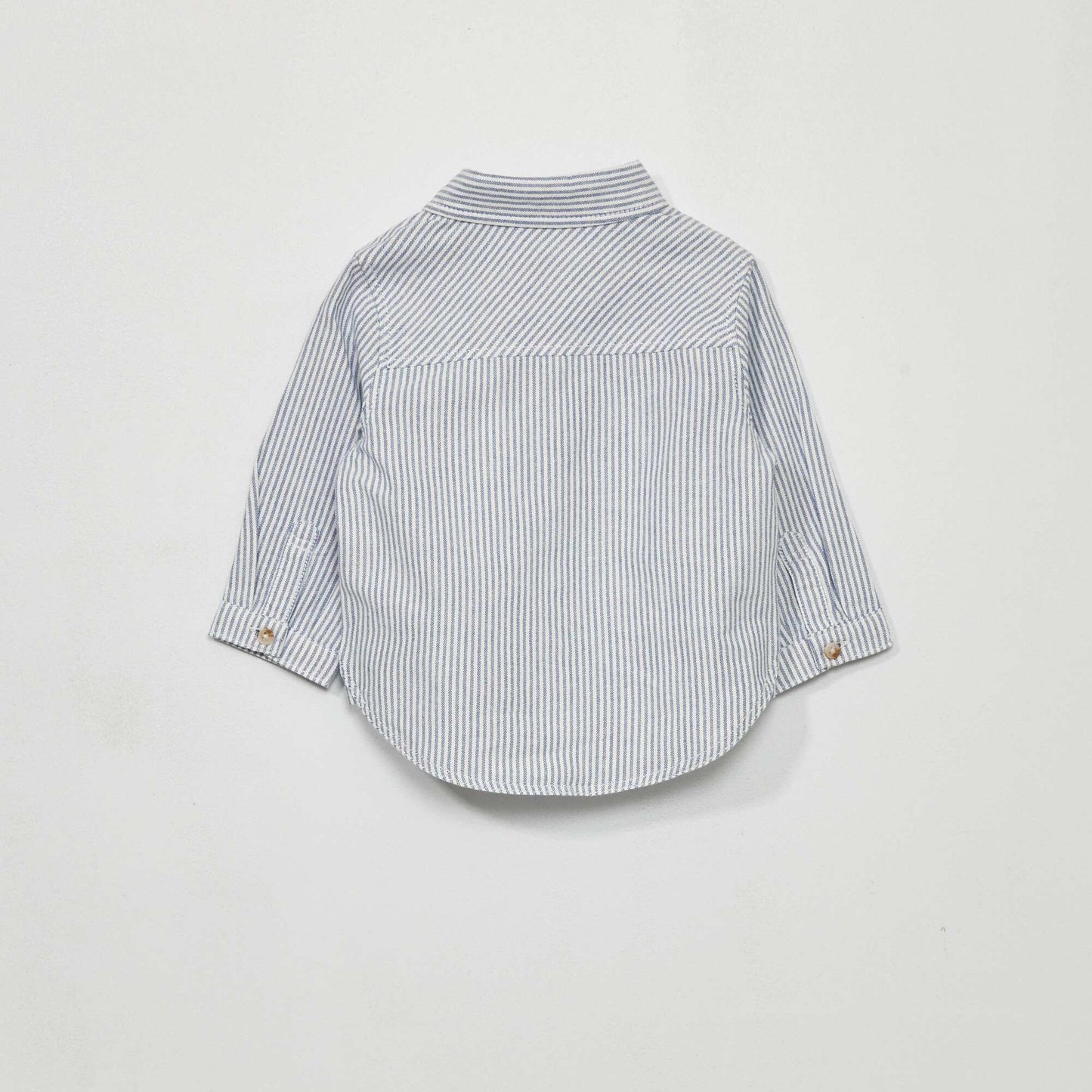Chemise ray coupe regular Blanc