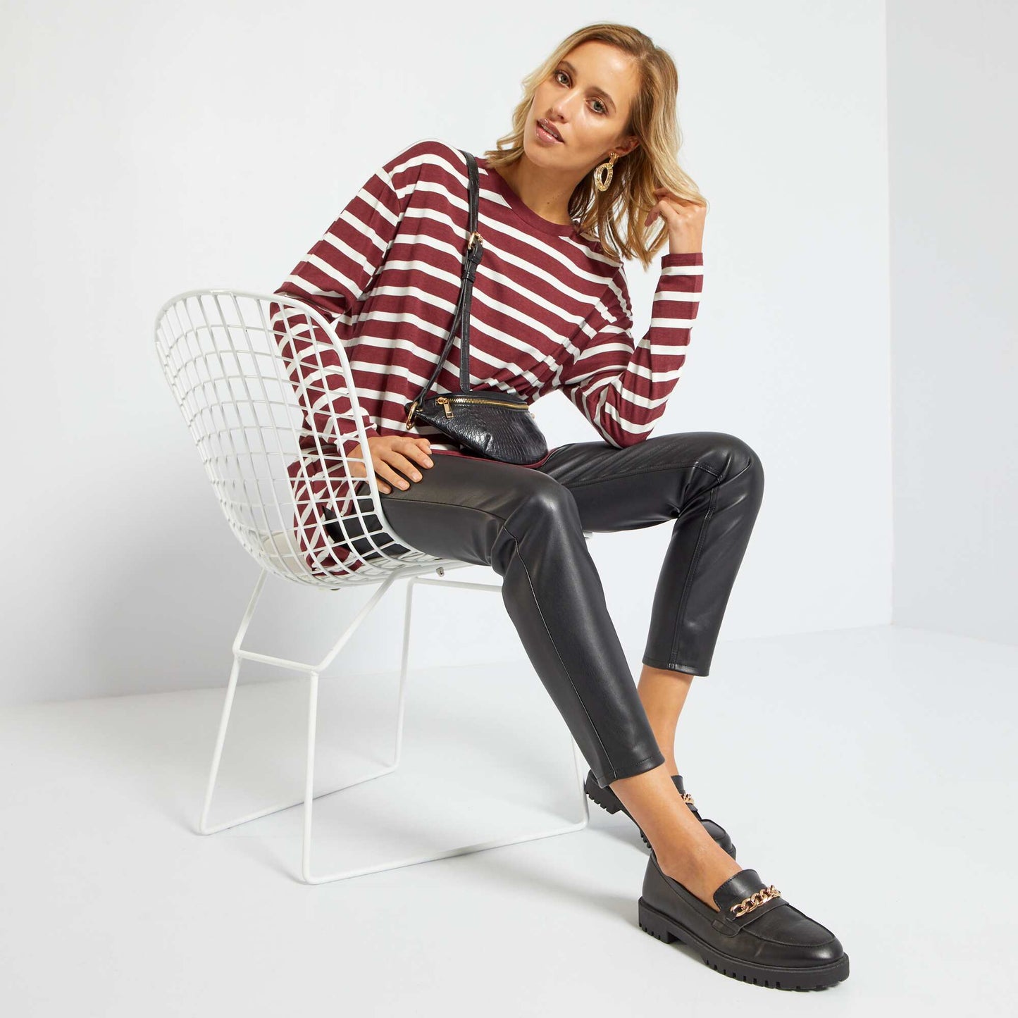 T-shirt manches longues Rouge