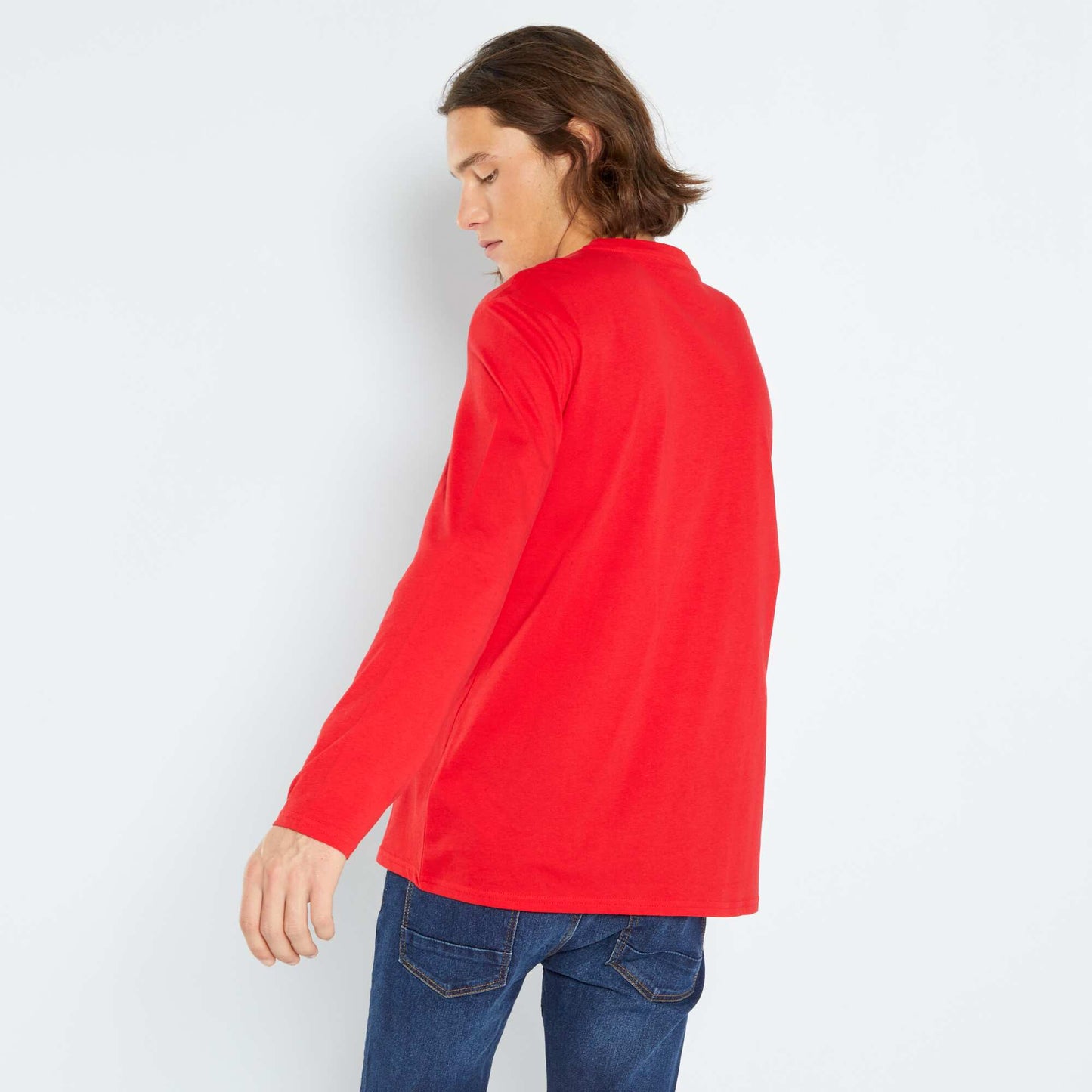 T-shirt en jersey avec imprim fantaisie Rouge 'Arizona'