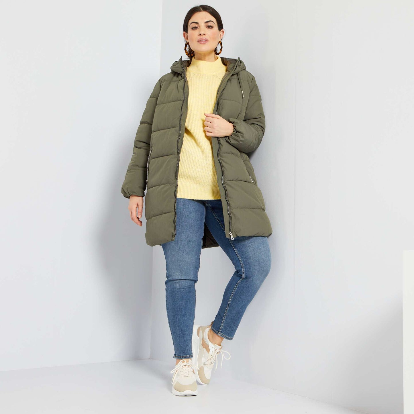 Pull en maille fantaisie Jaune