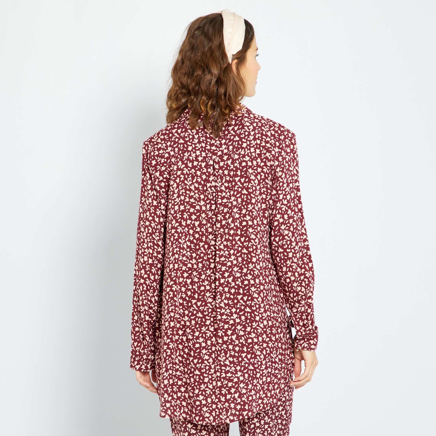 Chemisier imprim Rouge