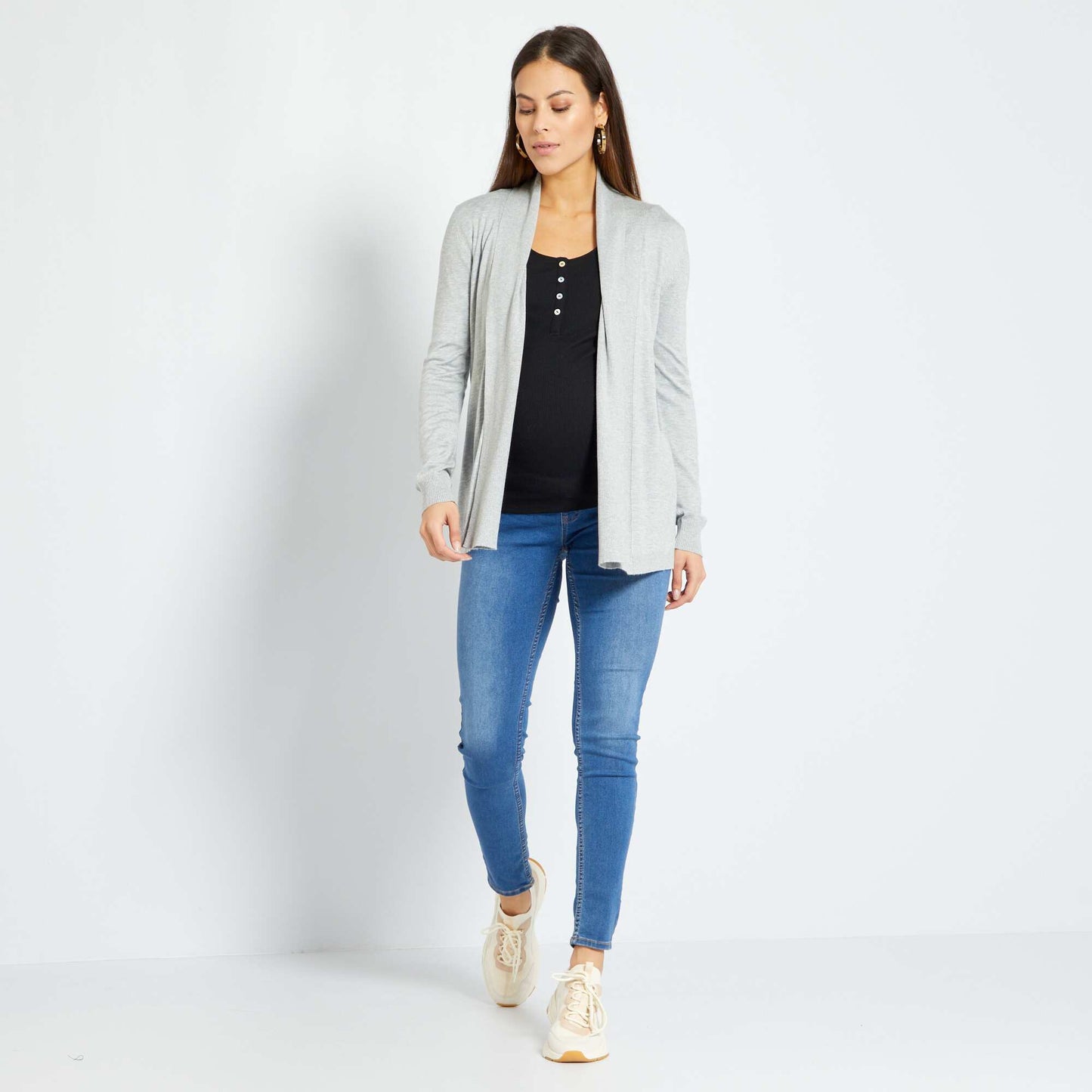 Gilet de maternit Gris