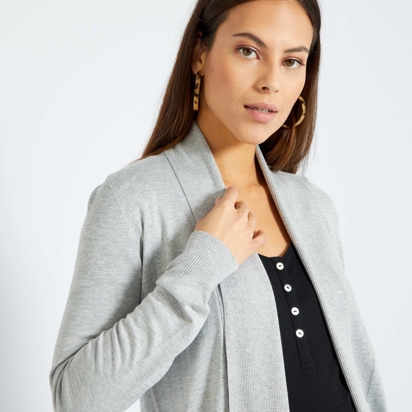 Gilet de maternit Gris
