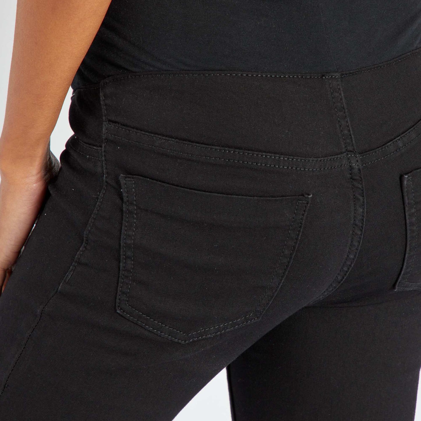 Jean skinny de maternit Noir
