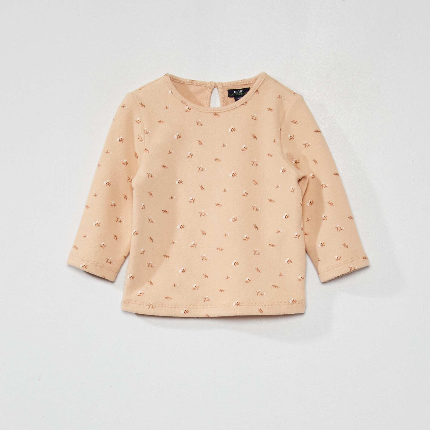 T-shirt manches longues Beige
