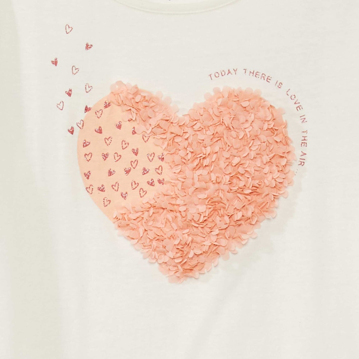 Tee-shirt coton imprim fantaisie Blanc