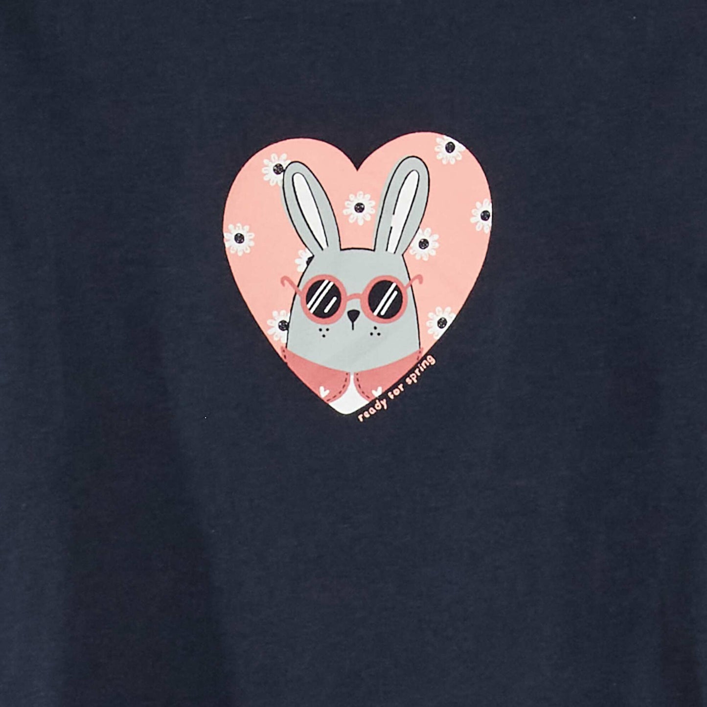 Tee-shirt imprim marine