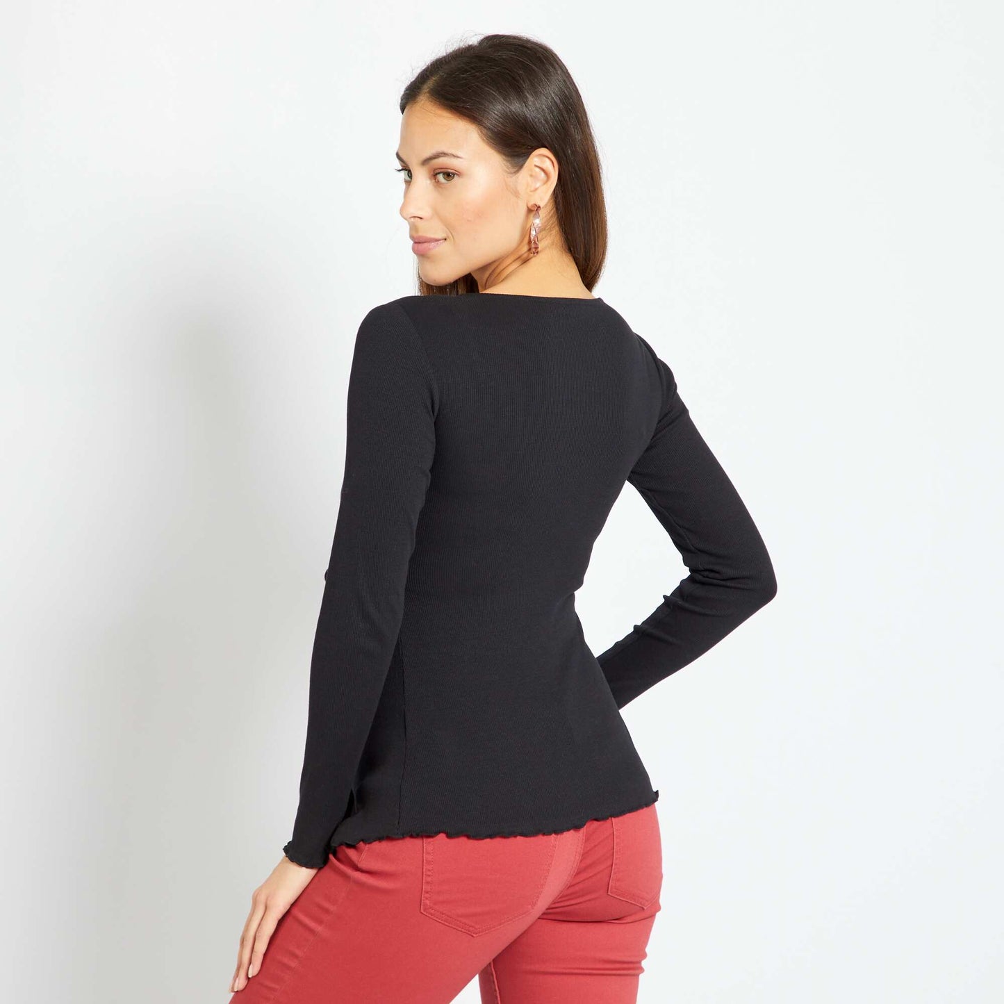 T-shirt d'allaitement noir