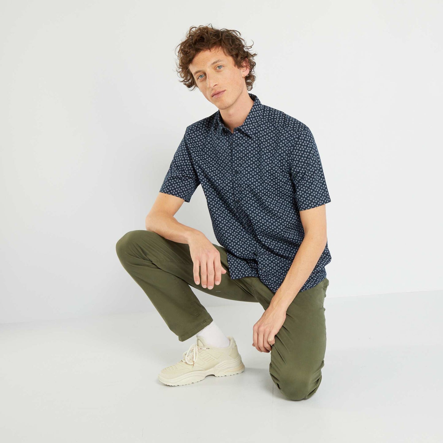 Chemise regular Bleu