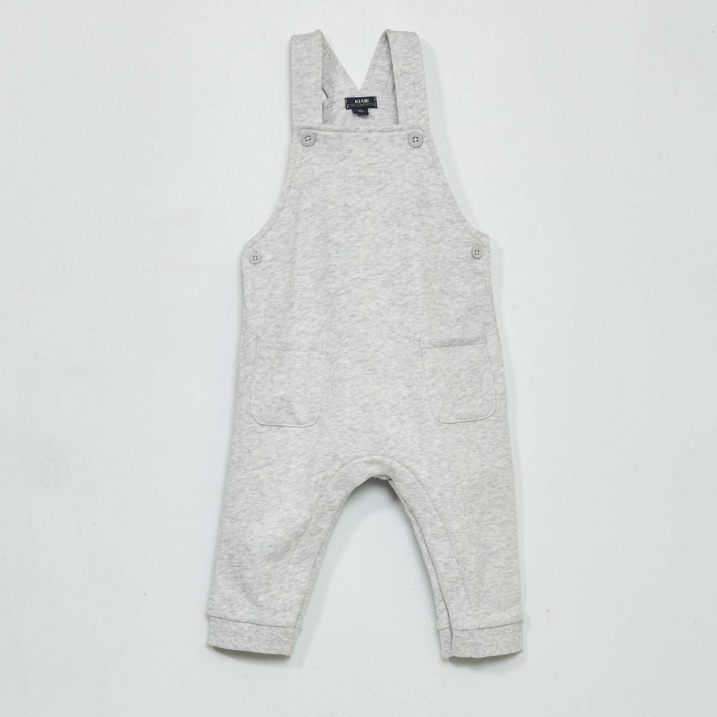 Combi longue en maille chin e Gris chin