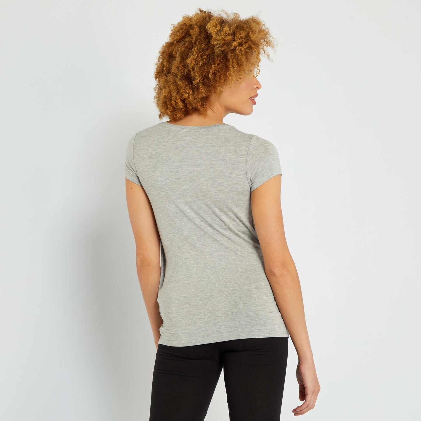 Tee-shirt d'allaitement Gris