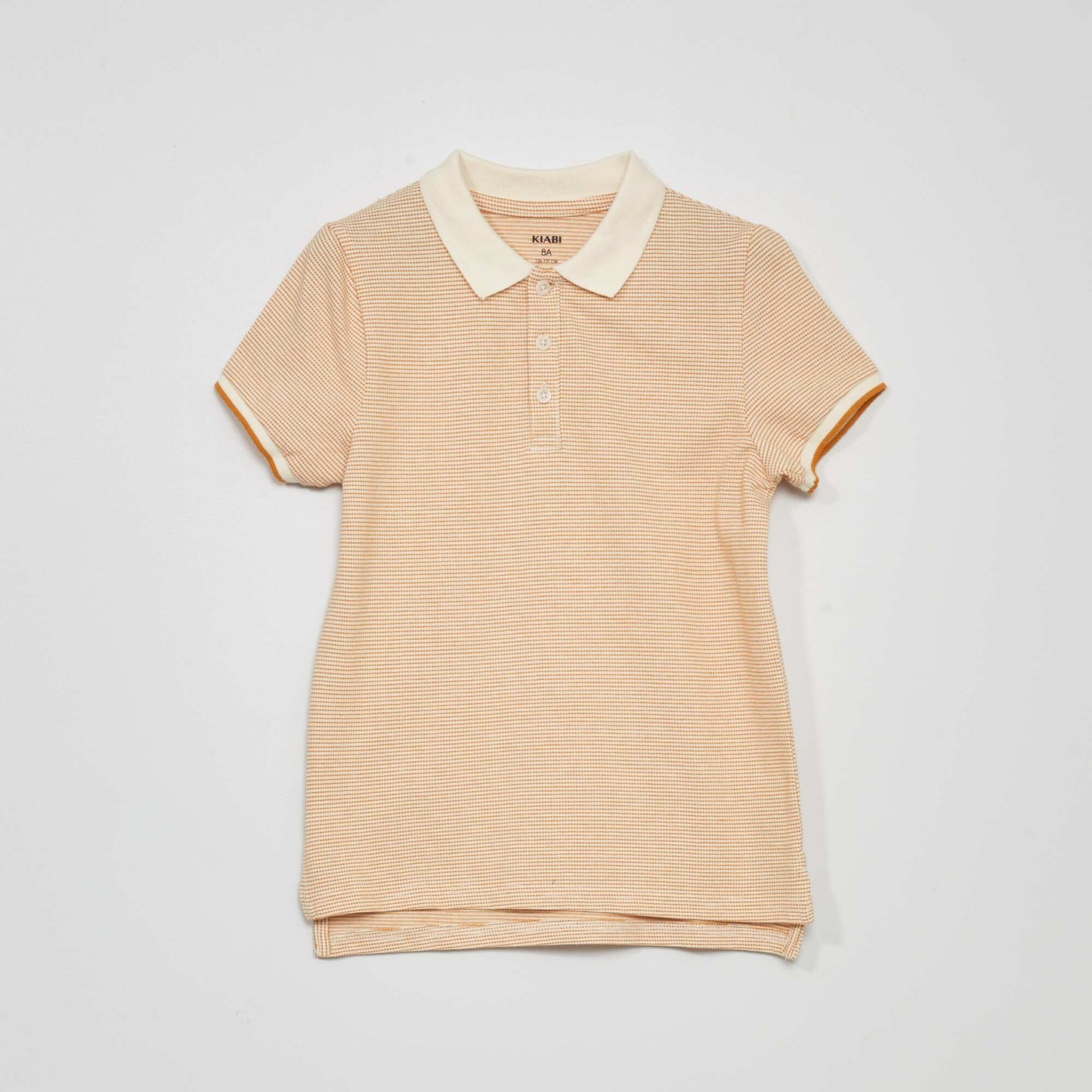 Polo en piqu de coton JAUNE