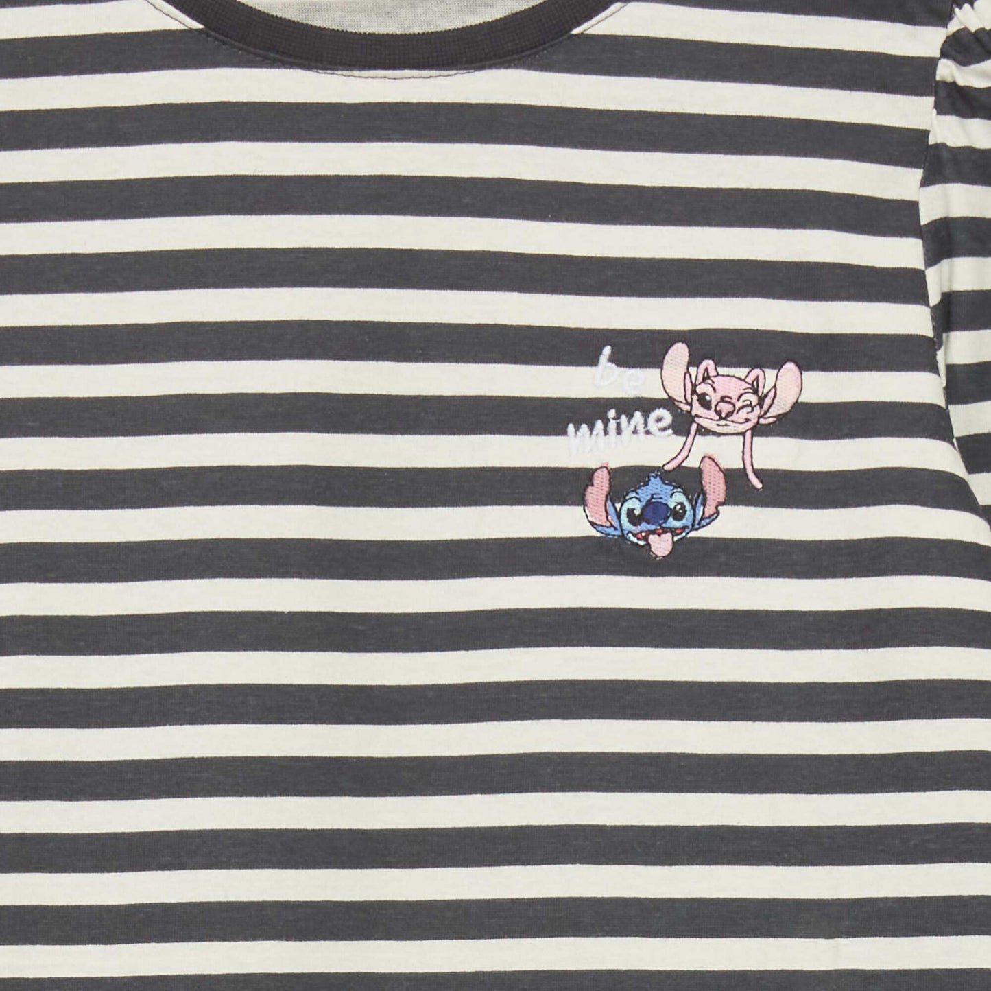 T-shirt rayures 'Disney' avec imprim Noir