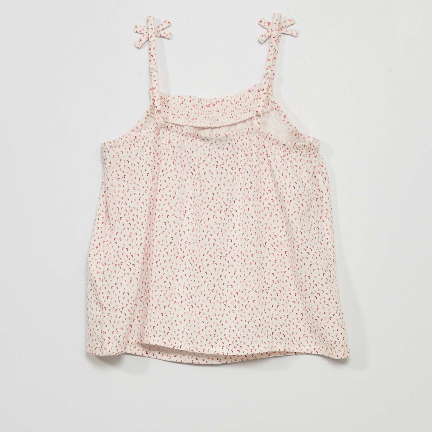 Top fines bretelles Blanc