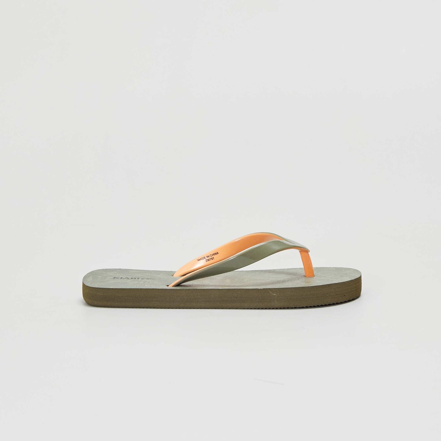 Tongs de plage Kaki