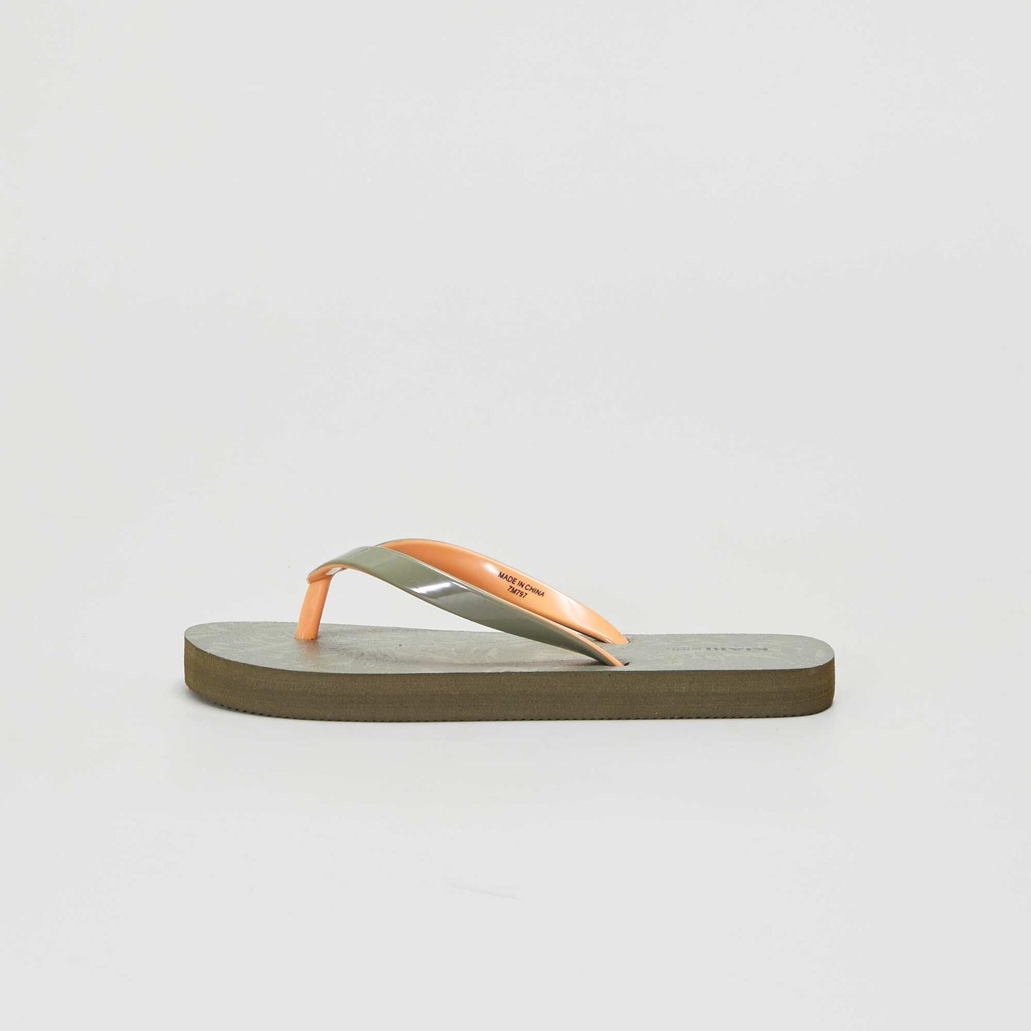 Tongs de plage Kaki