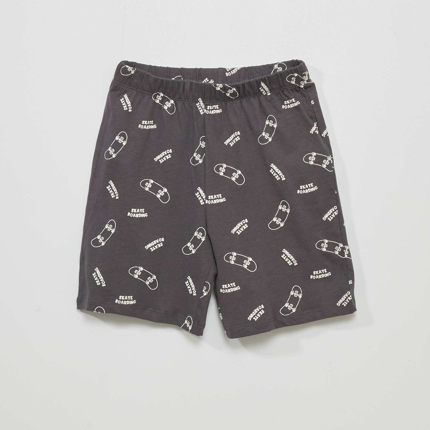 Pyjama court - Imprim skate - 2 pi ces Violet