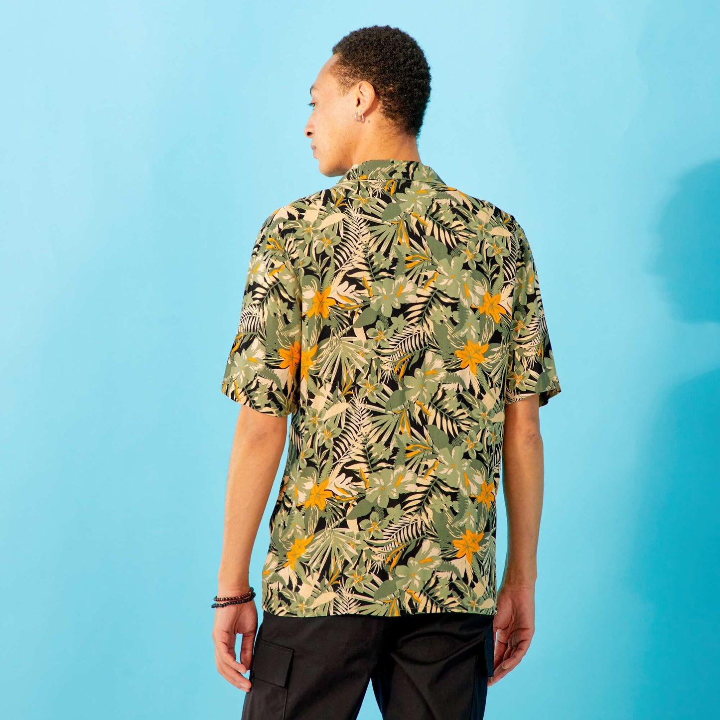 Chemise manches courtes Vert