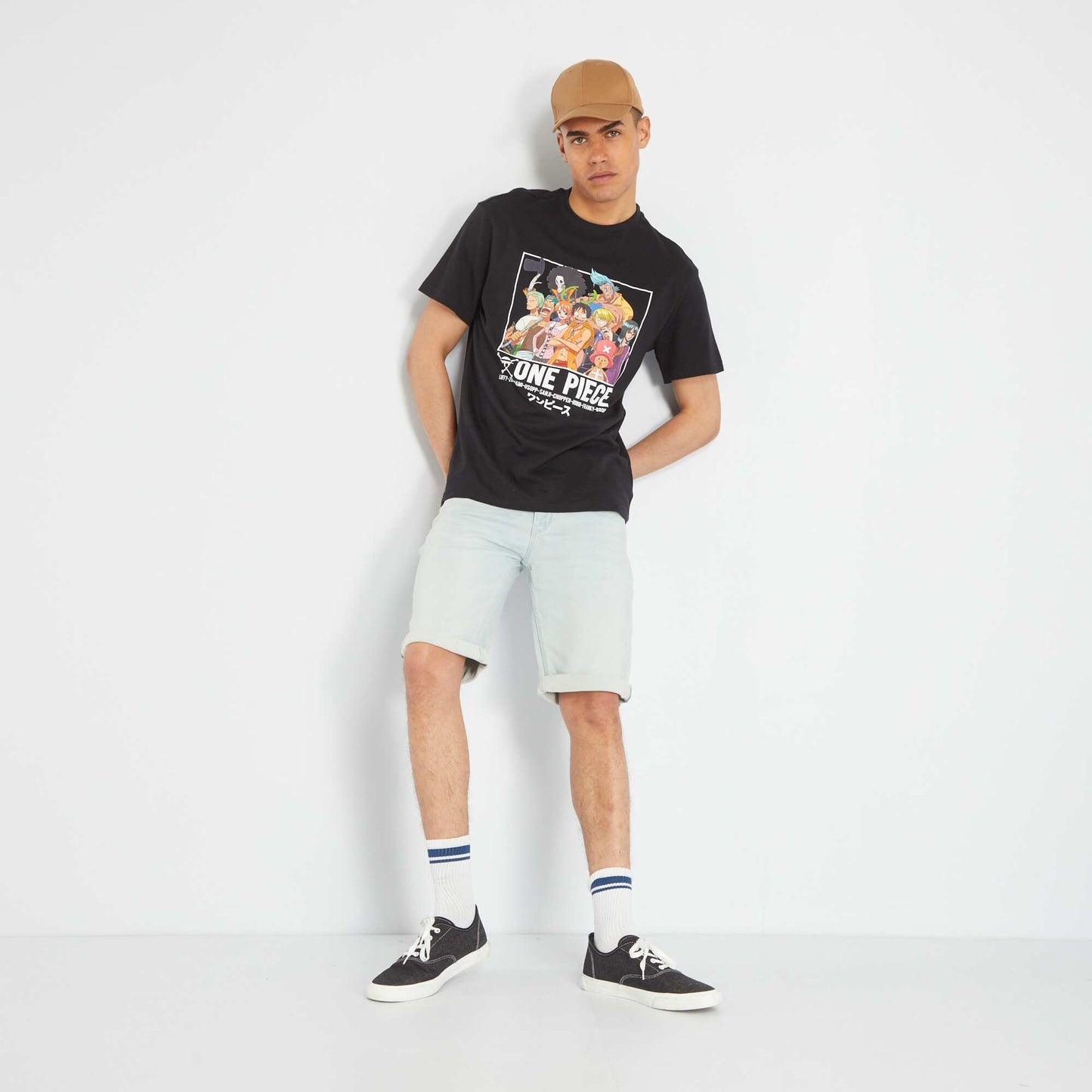 Bermuda en jean taille standard Triple stone