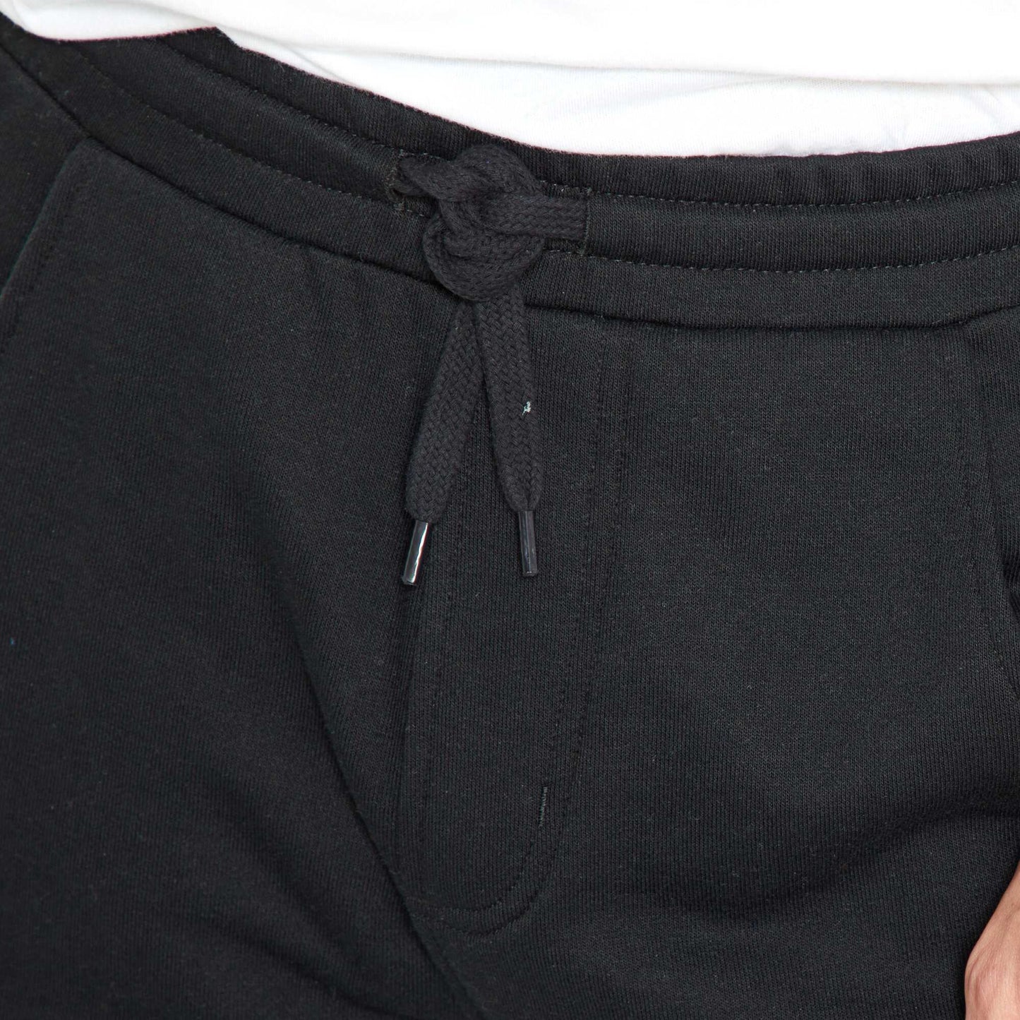 Short de sport en molleton Noir