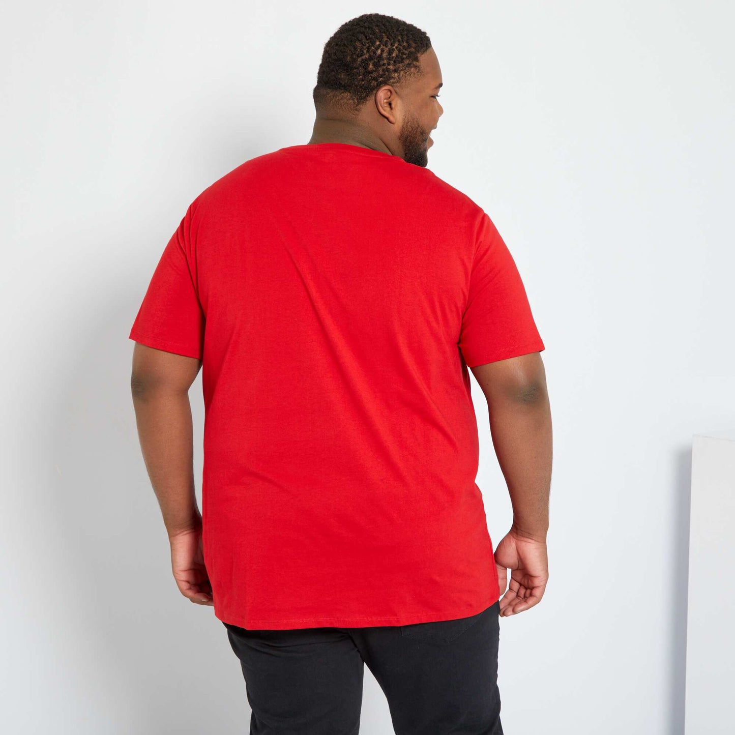 T-shirt 'Marvel' col rond Rouge