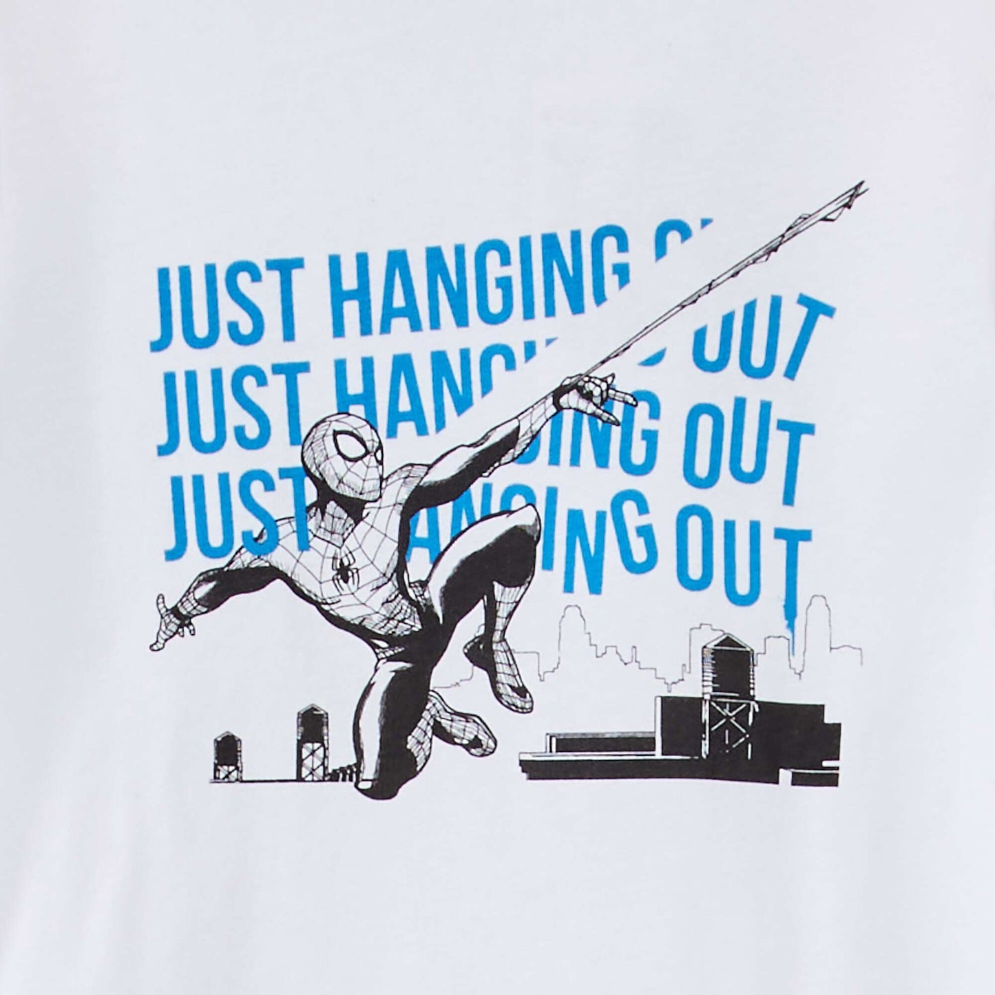 T-shirt 'Spider-Man' de 'Marvel' manches longues Blanc