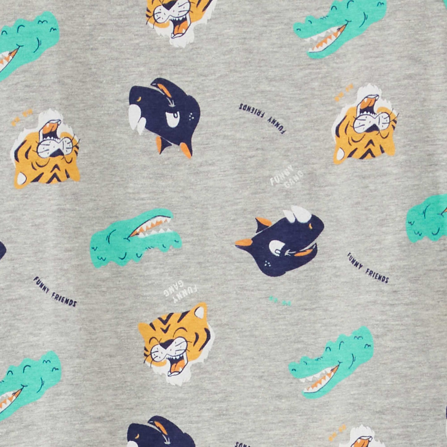 Tee-shirt motif pur coton GRIS