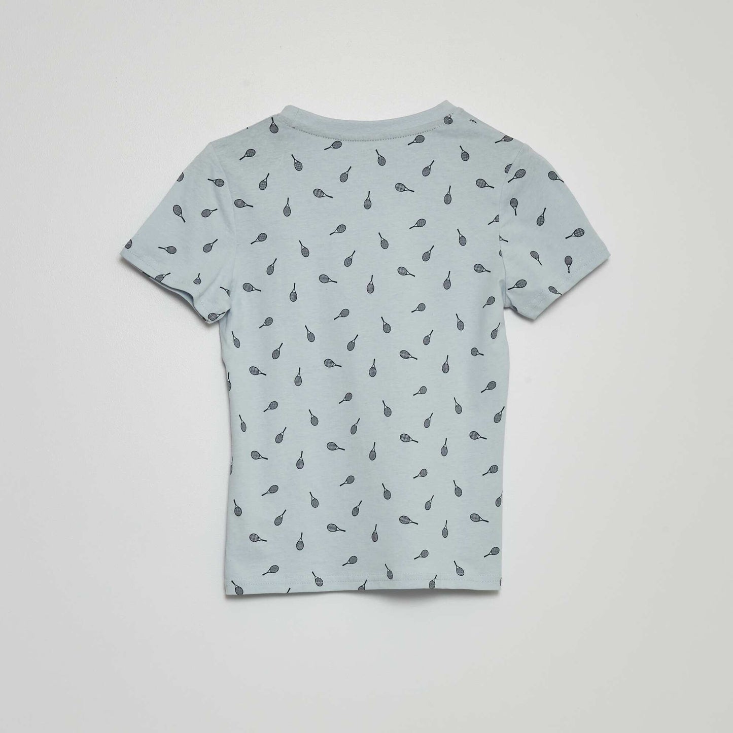 T-shirt motif Bleu