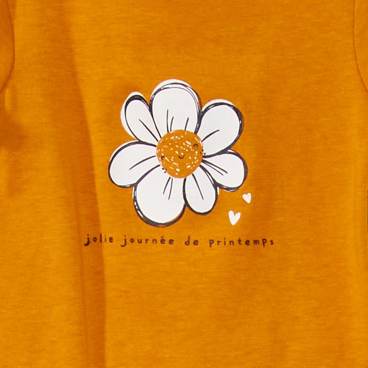 T-shirt en coton JAUNE