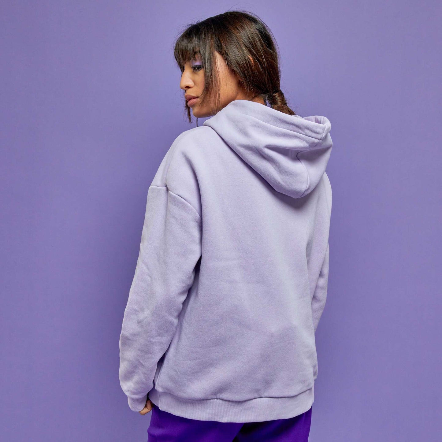 Sweat chin capuche VIOLET