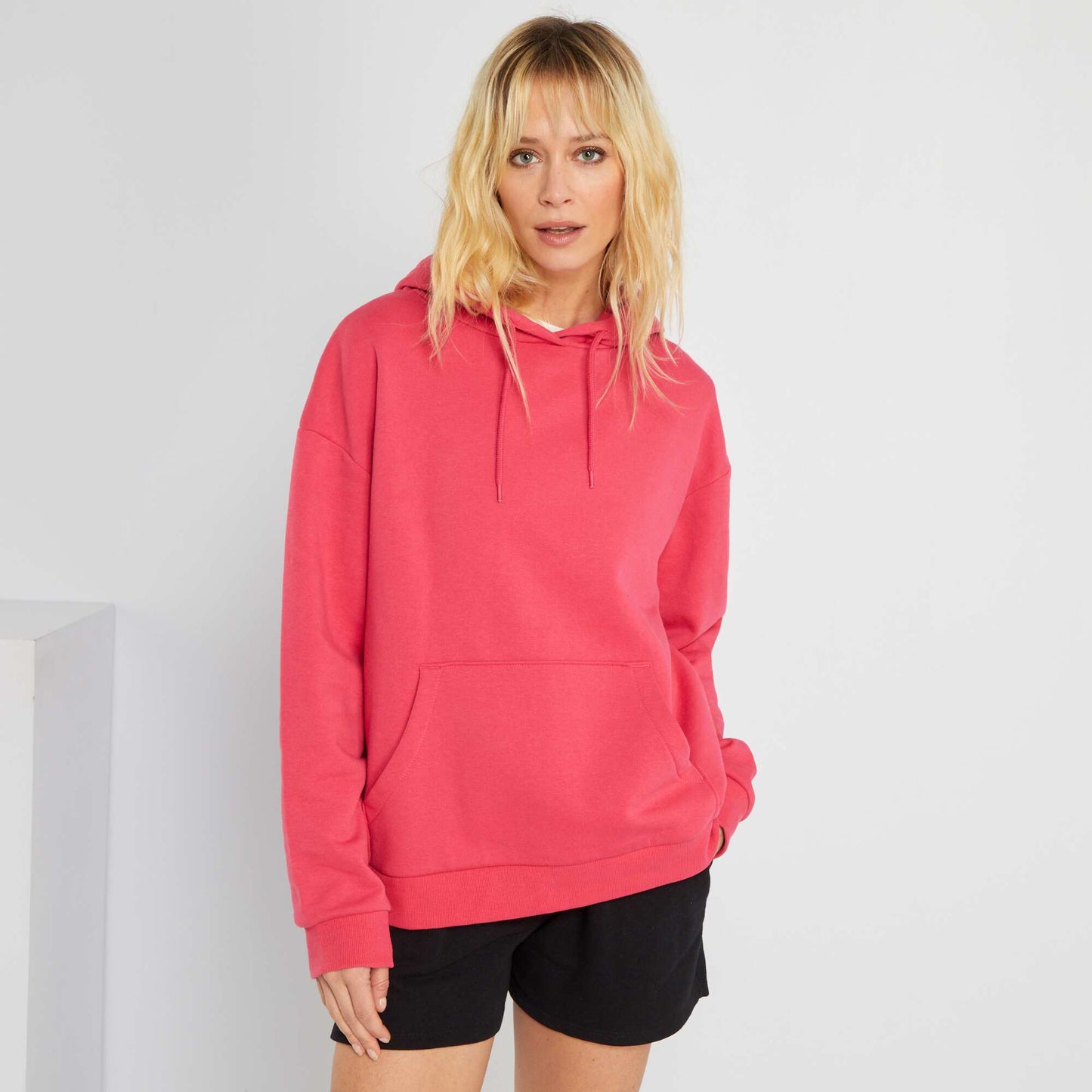 Sweat chin capuche Rose