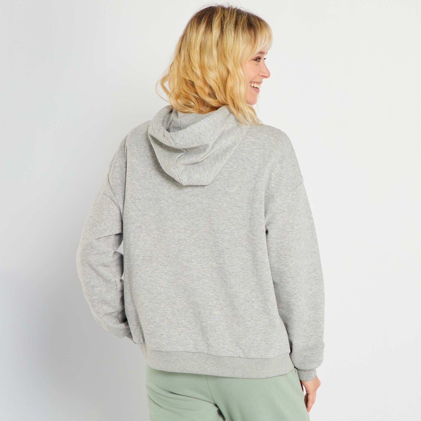 Sweat chin capuche Gris chin