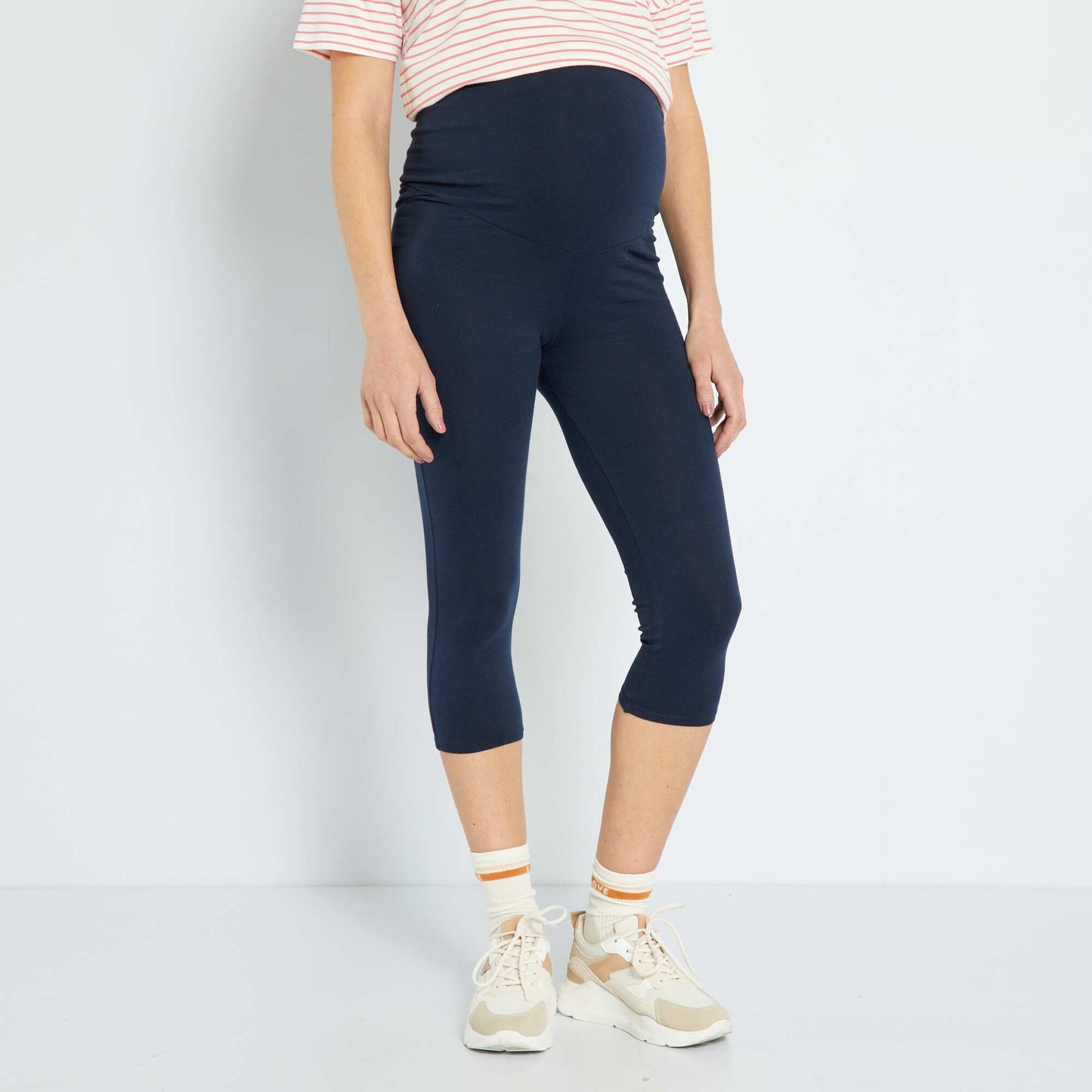 Legging taille élastique bleu marine