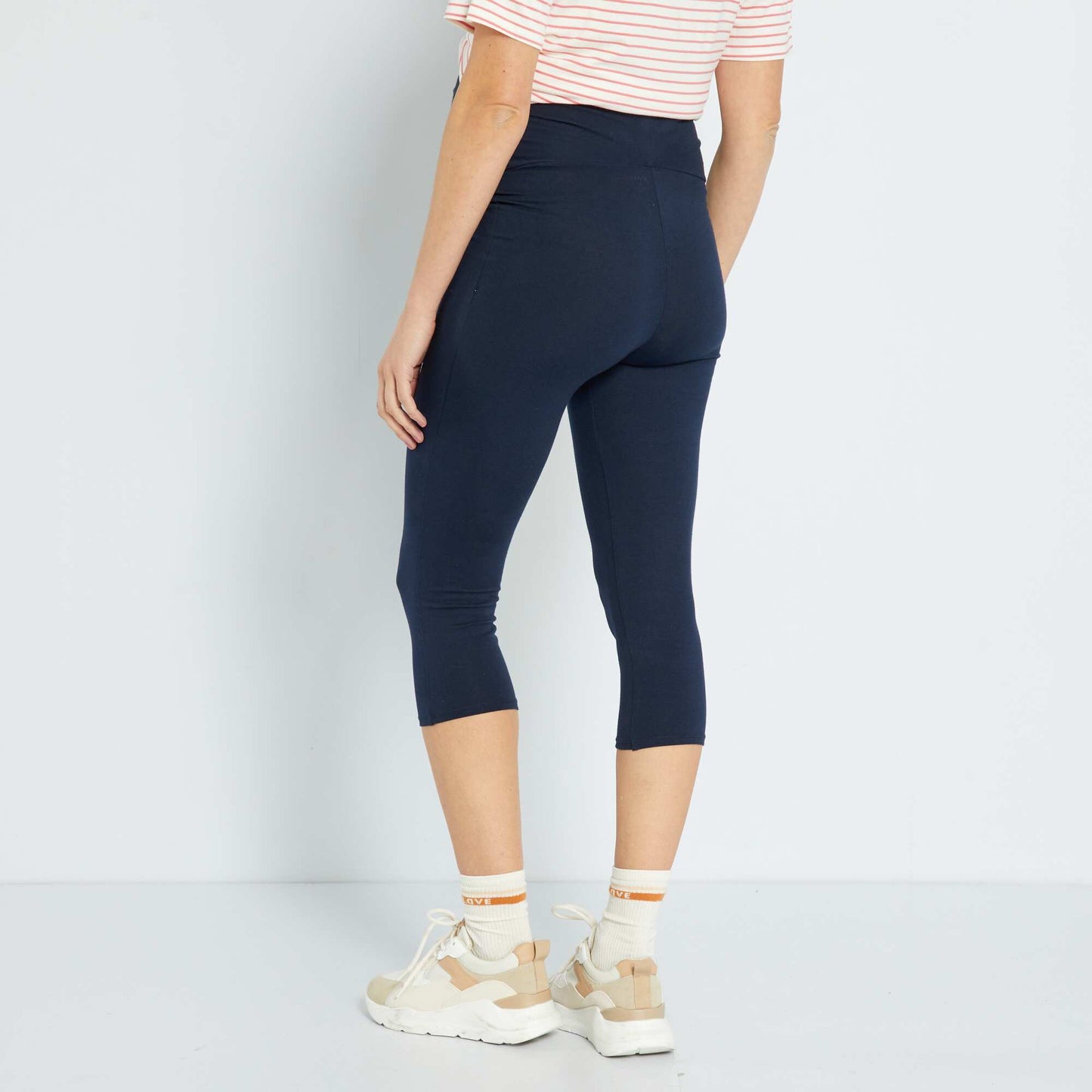 Legging taille élastique bleu marine