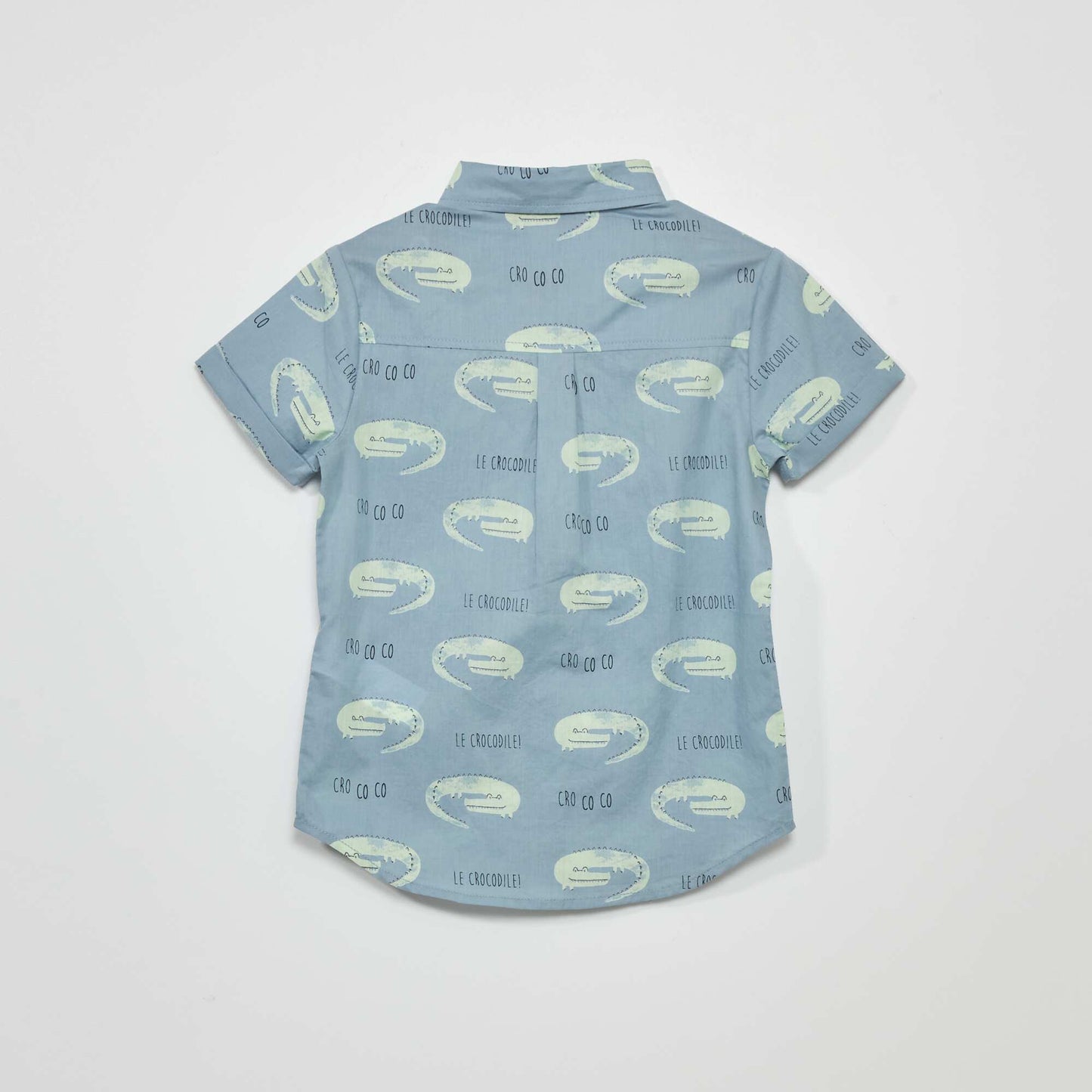 Chemise manches courtes Bleu