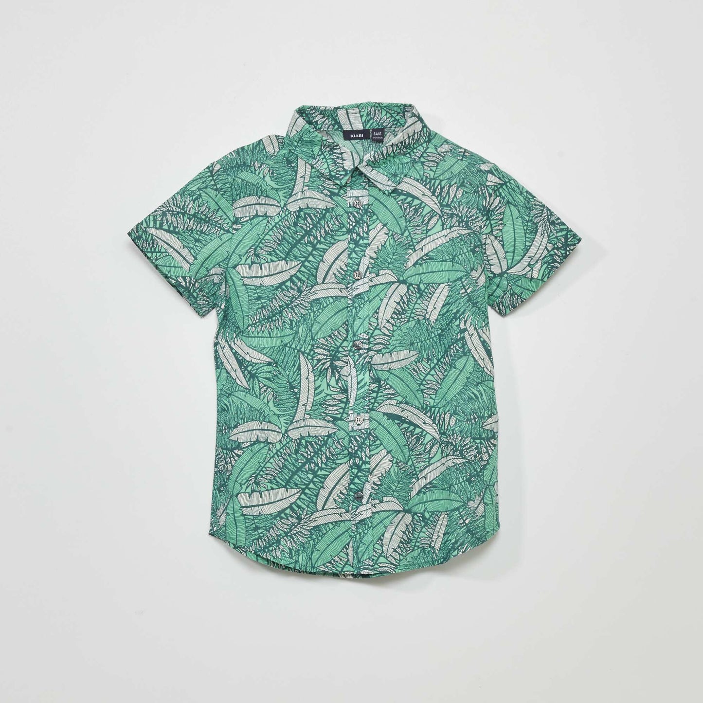 Chemise manches courtes Vert