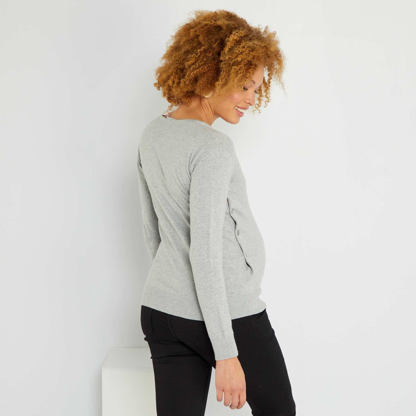 Sweat d'allaitement Gris