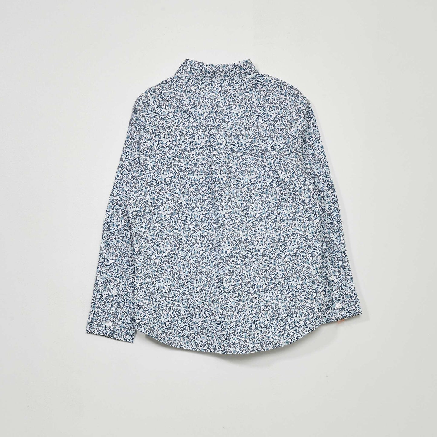 Chemise en popeline Bleu/blanc