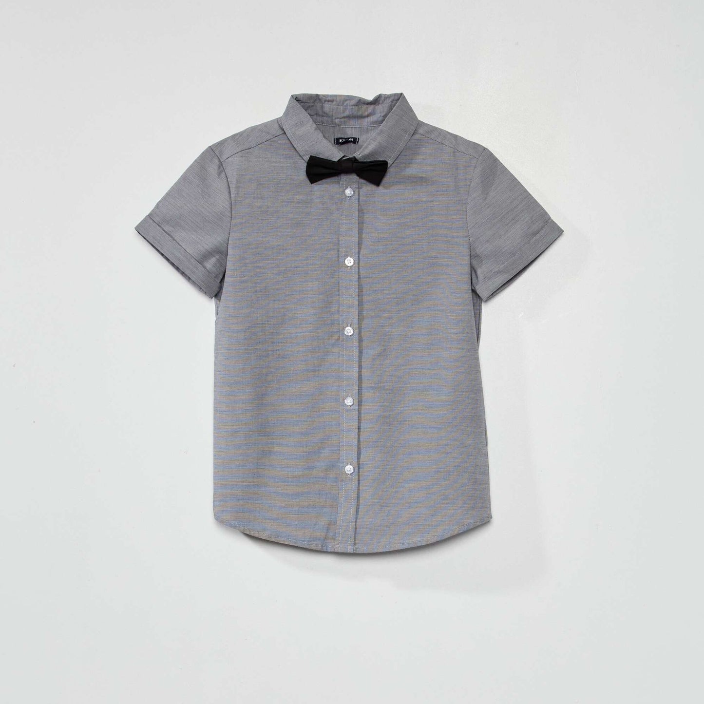 Chemise de c r monie + noeud papillon Bleu